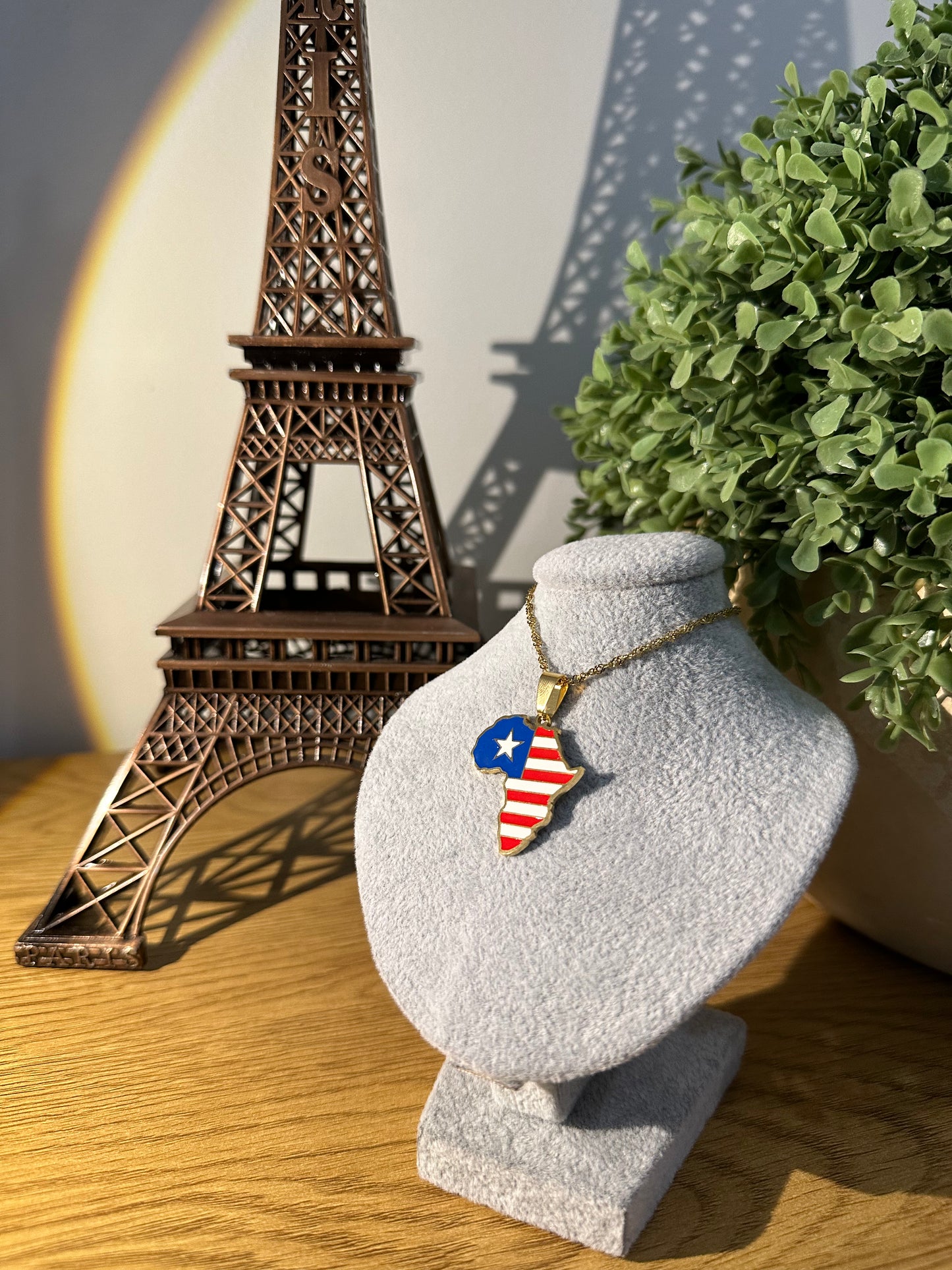 Liberia - African Pendant Necklace