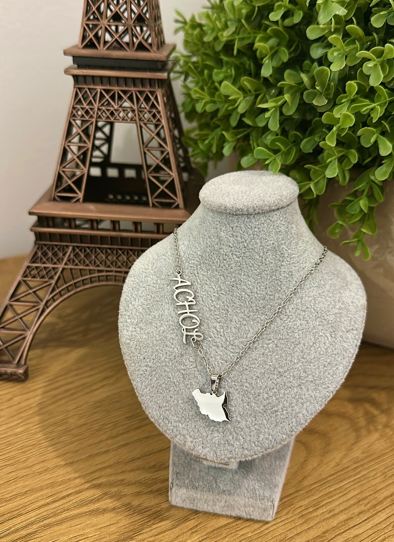 South Sudan Personalised Name Necklaces