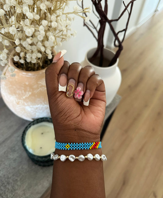 The Democratic Republic of Congo - Slim Beaded Bracelet