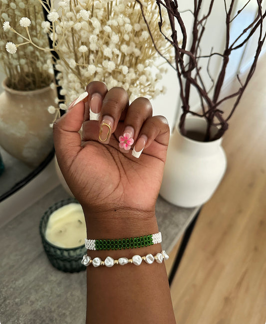 Nigeria - Slim Beaded Bracelet