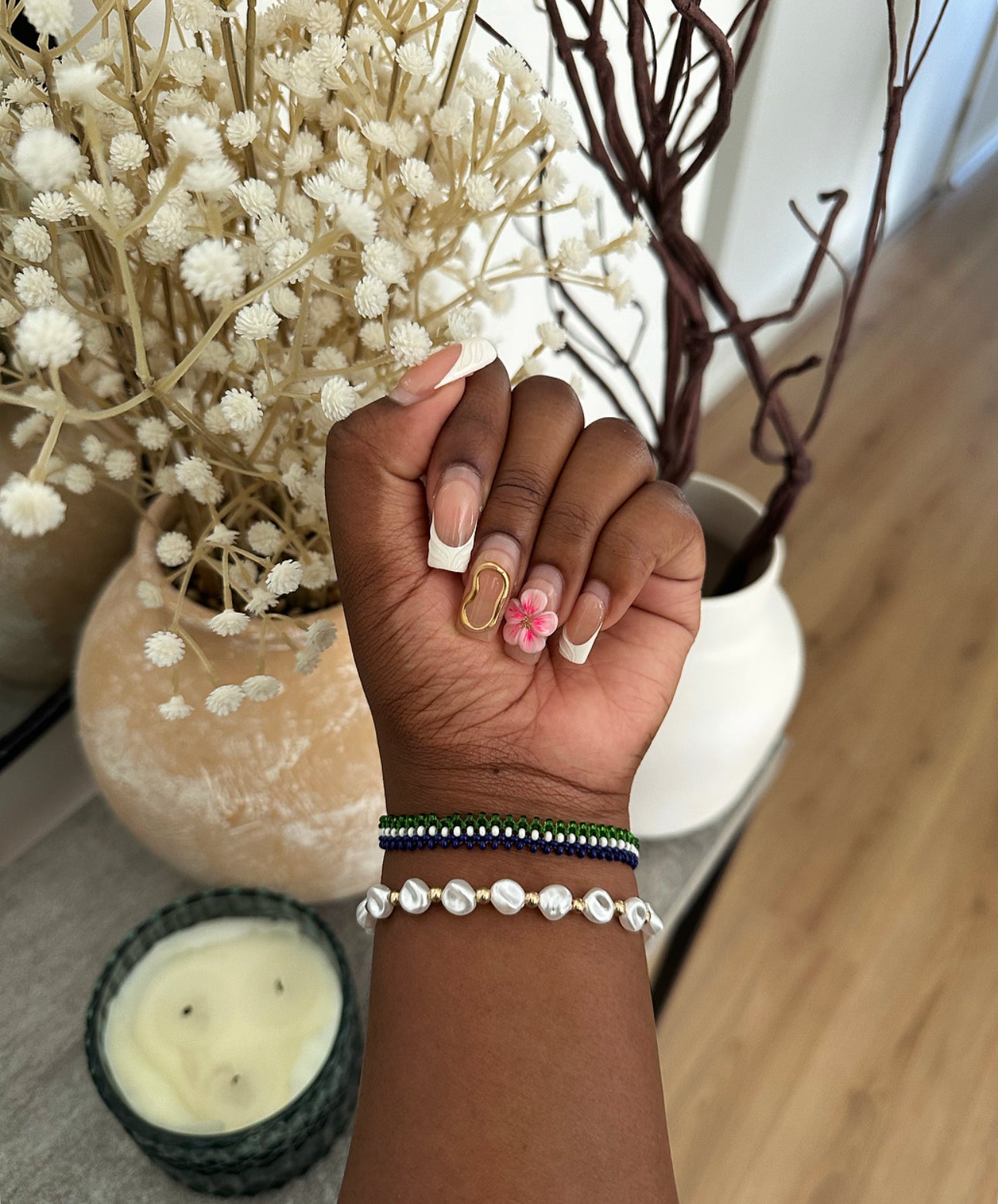 Sierra Leone - Slim Beaded Bracelet