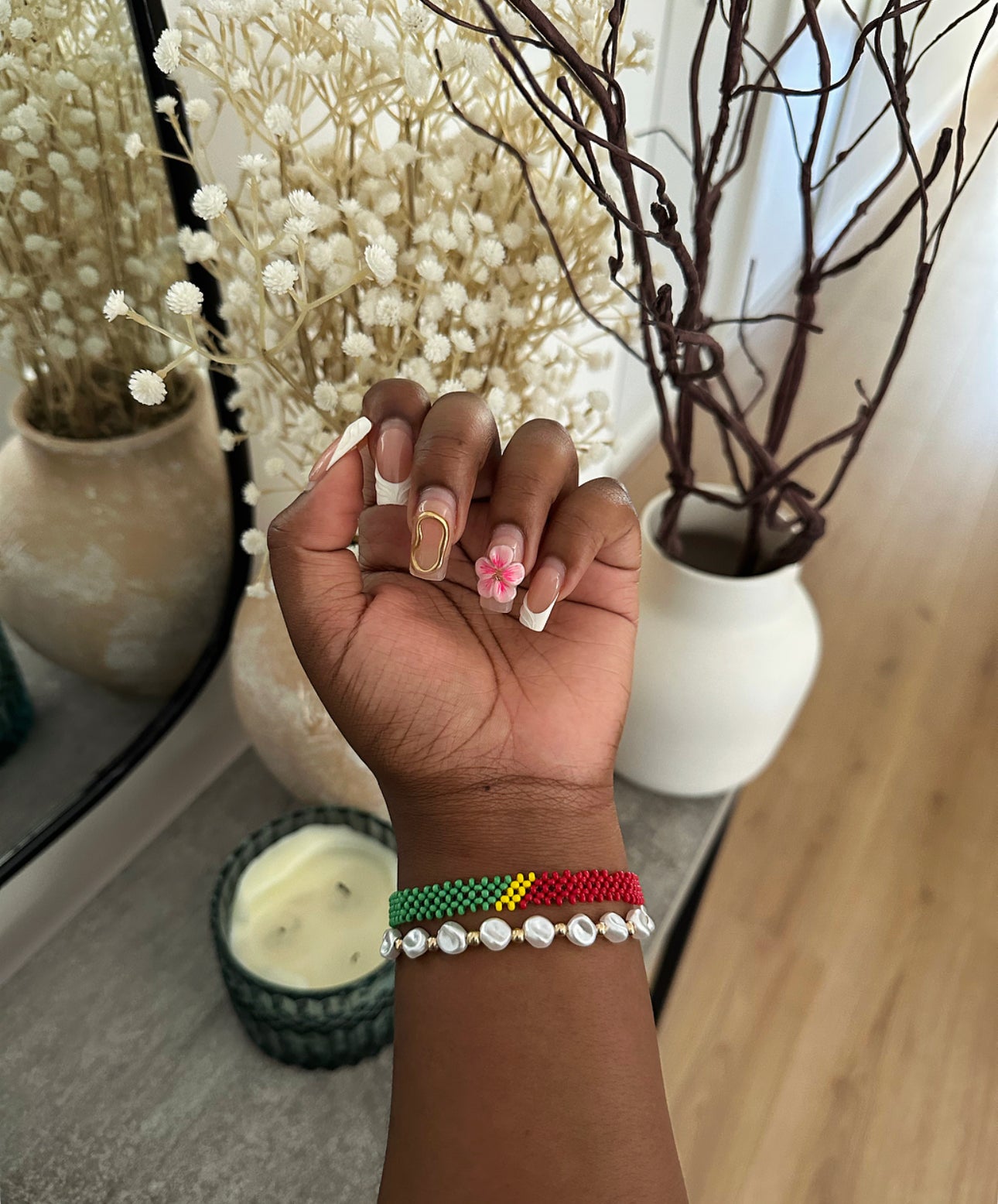 The Republic of Congo - Slim Beaded Bracelet