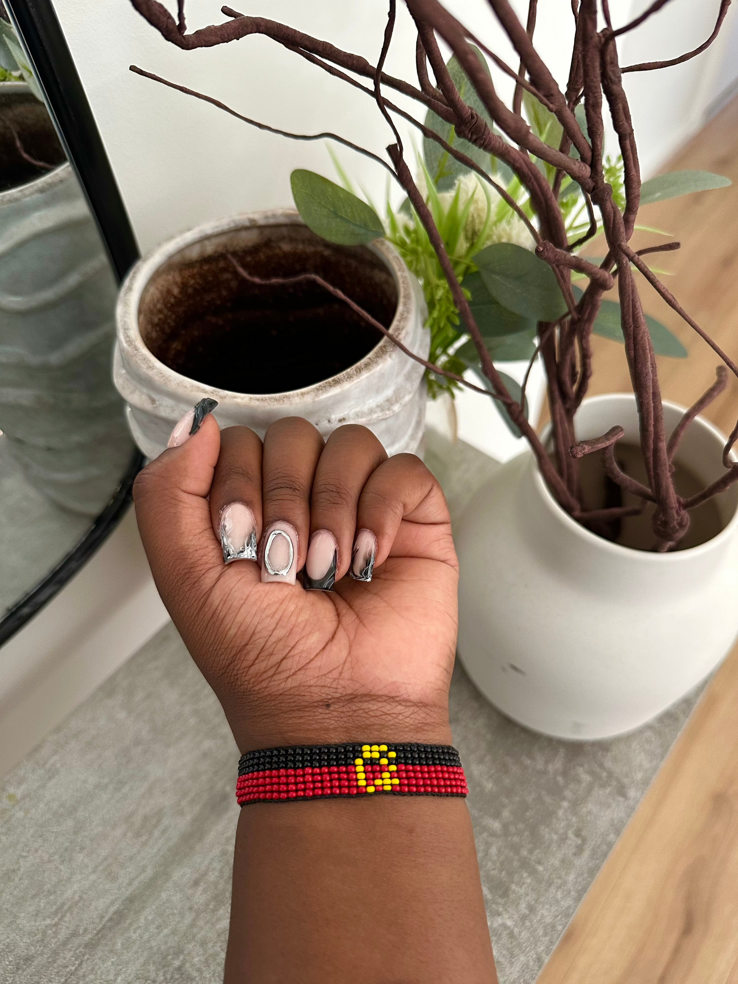 Angola  - Adjustable Flag Bracelet
