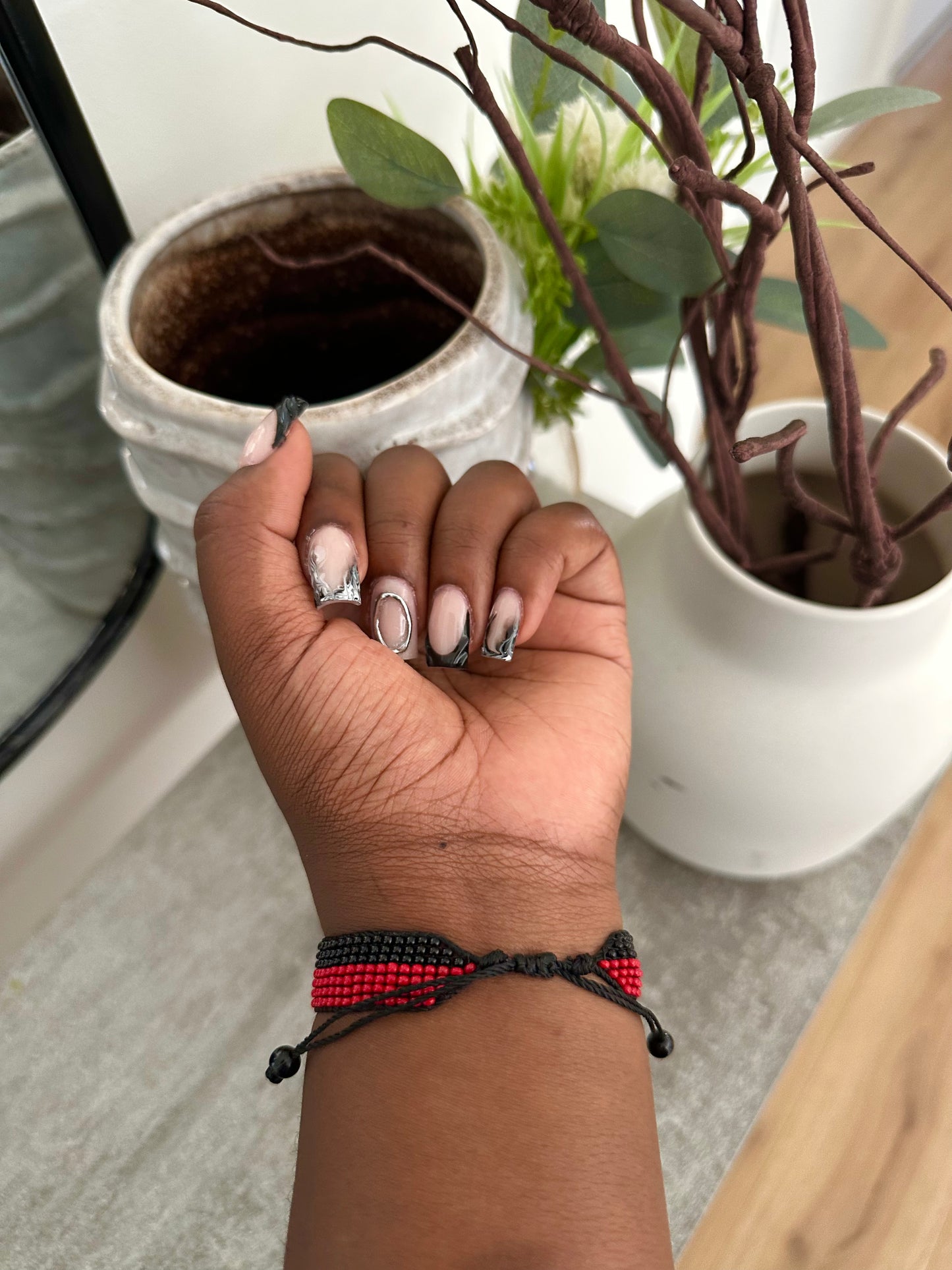 Angola  - Adjustable Flag Bracelet