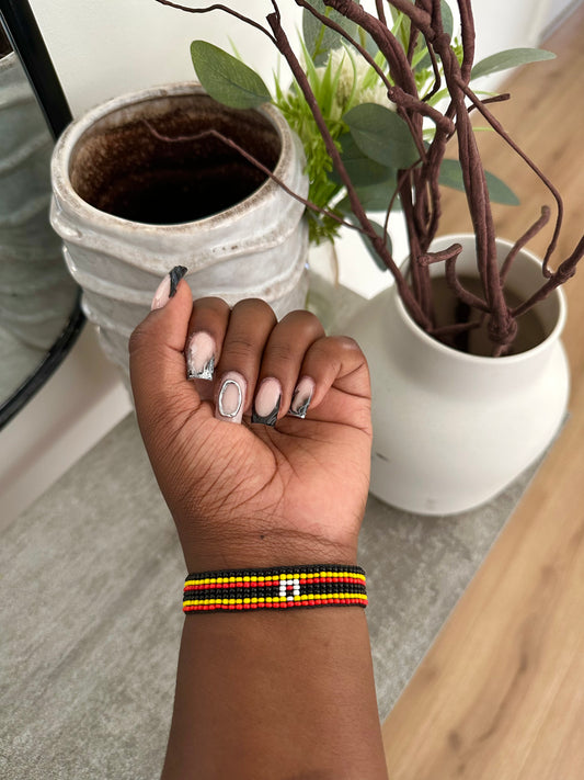 Uganda  - Adjustable Flag Bracelet