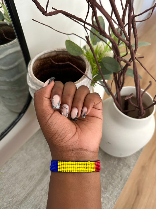 Romania  - Adjustable Flag Bracelet