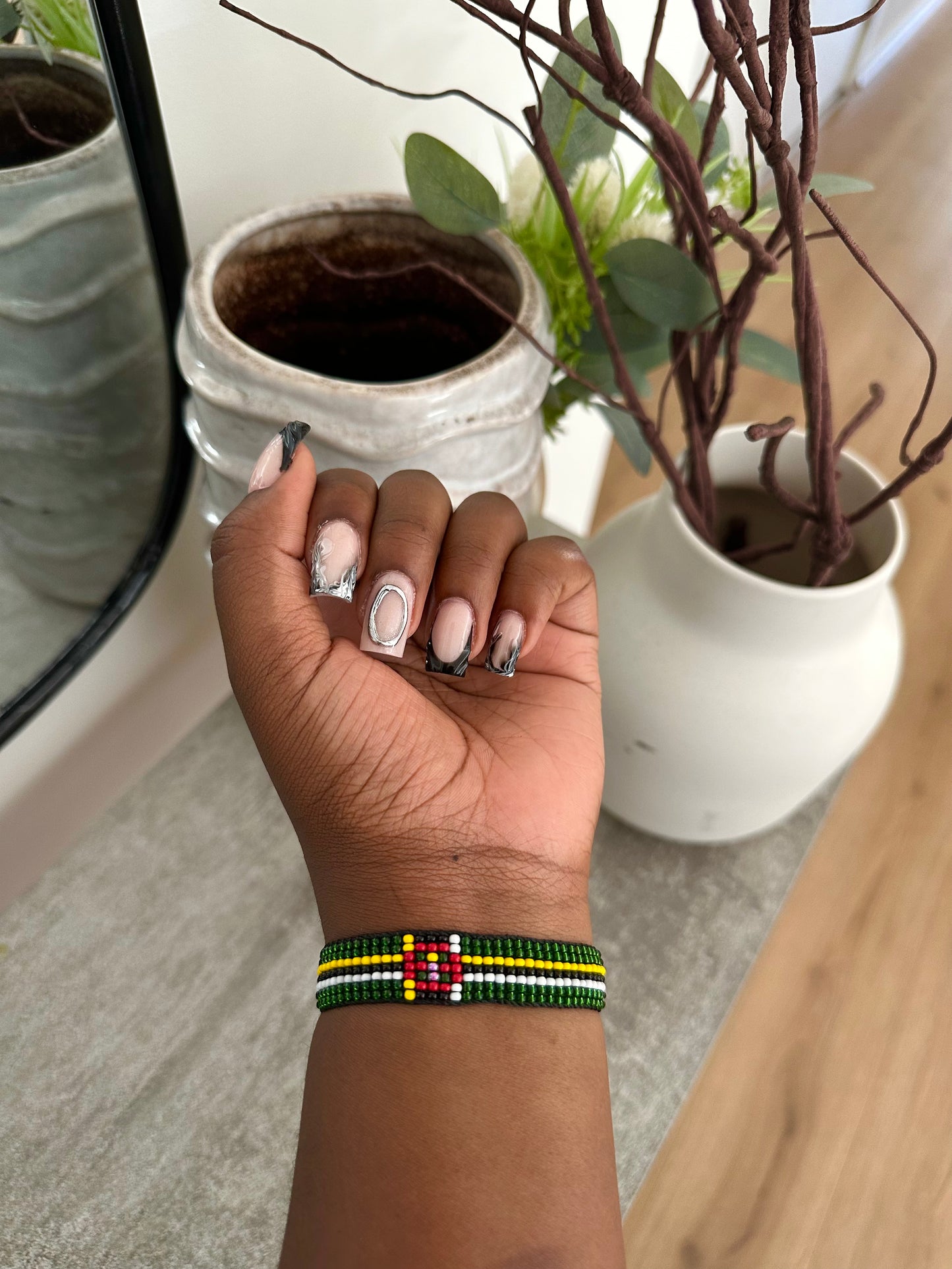 Dominica  - Adjustable Flag Bracelet