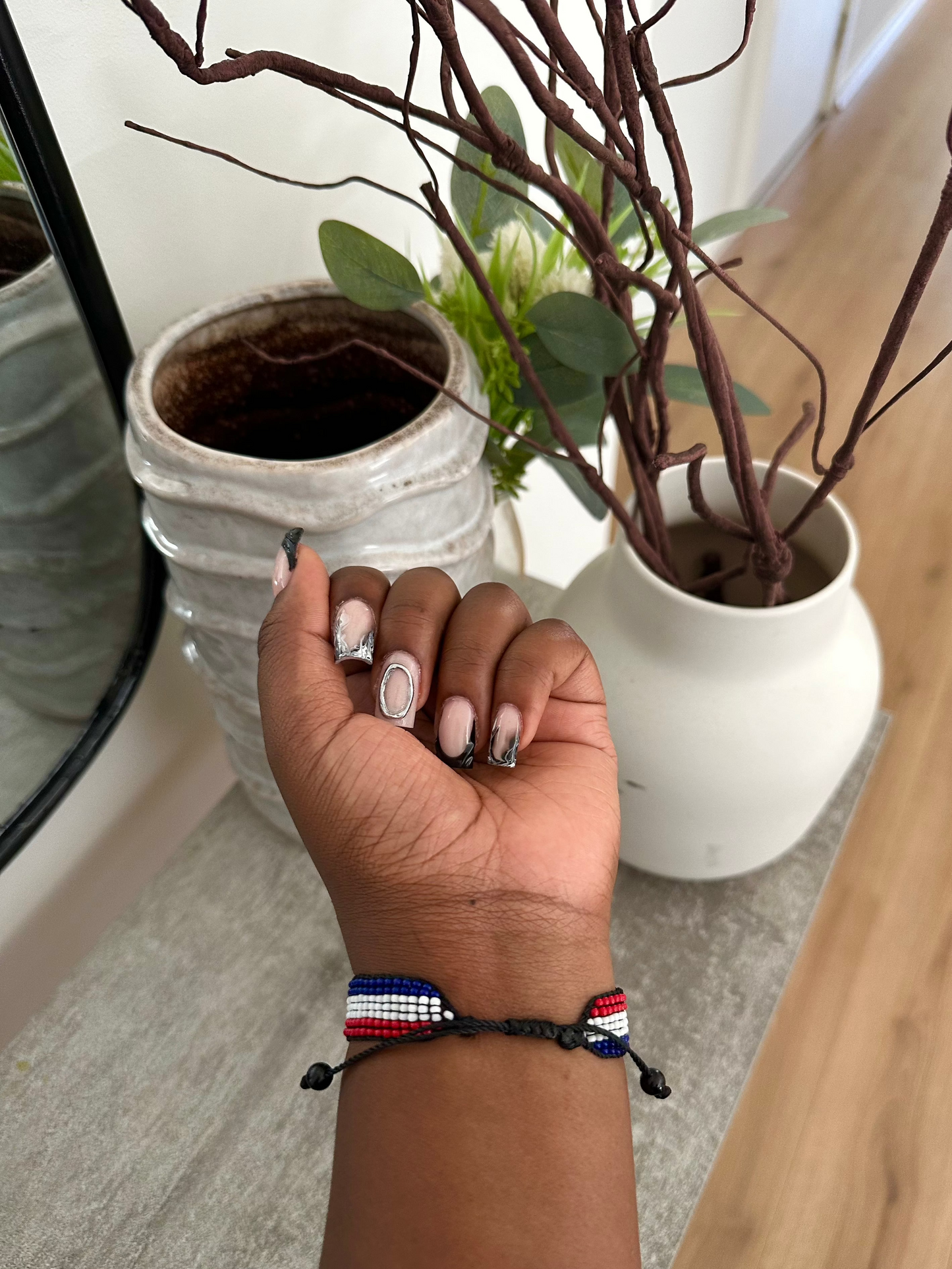 Dominican Republic - Adjustable Flag Bracelet