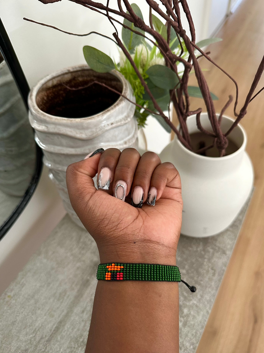 Zambia - Adjustable Flag Bracelet