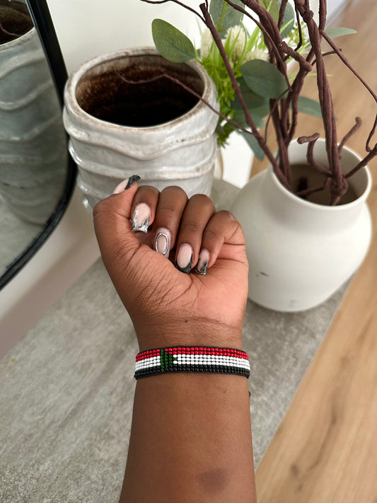 Sudan - Adjustable Flag Bracelet
