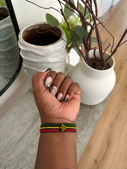 Vanuatu - Adjustable Flag Bracelet