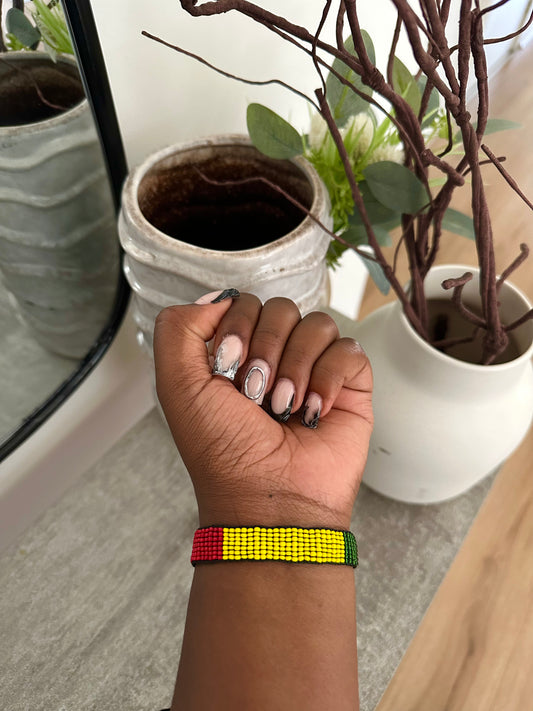 Guinea - Adjustable Flag Bracelet