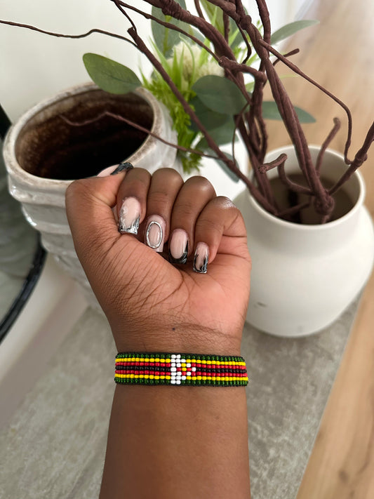 Zimbabwe - Adjustable Flag Bracelet