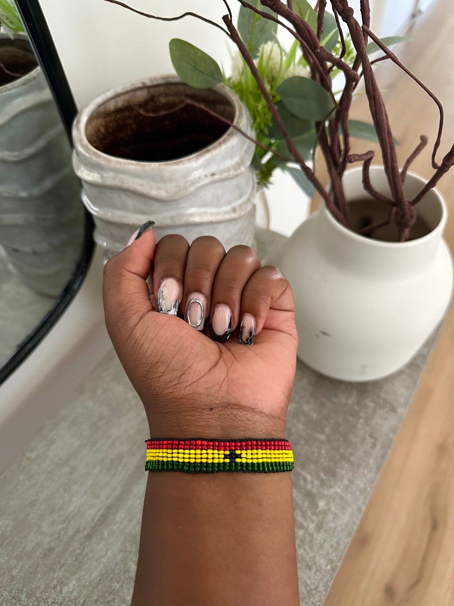 Ghana - Adjustable Flag Bracelet
