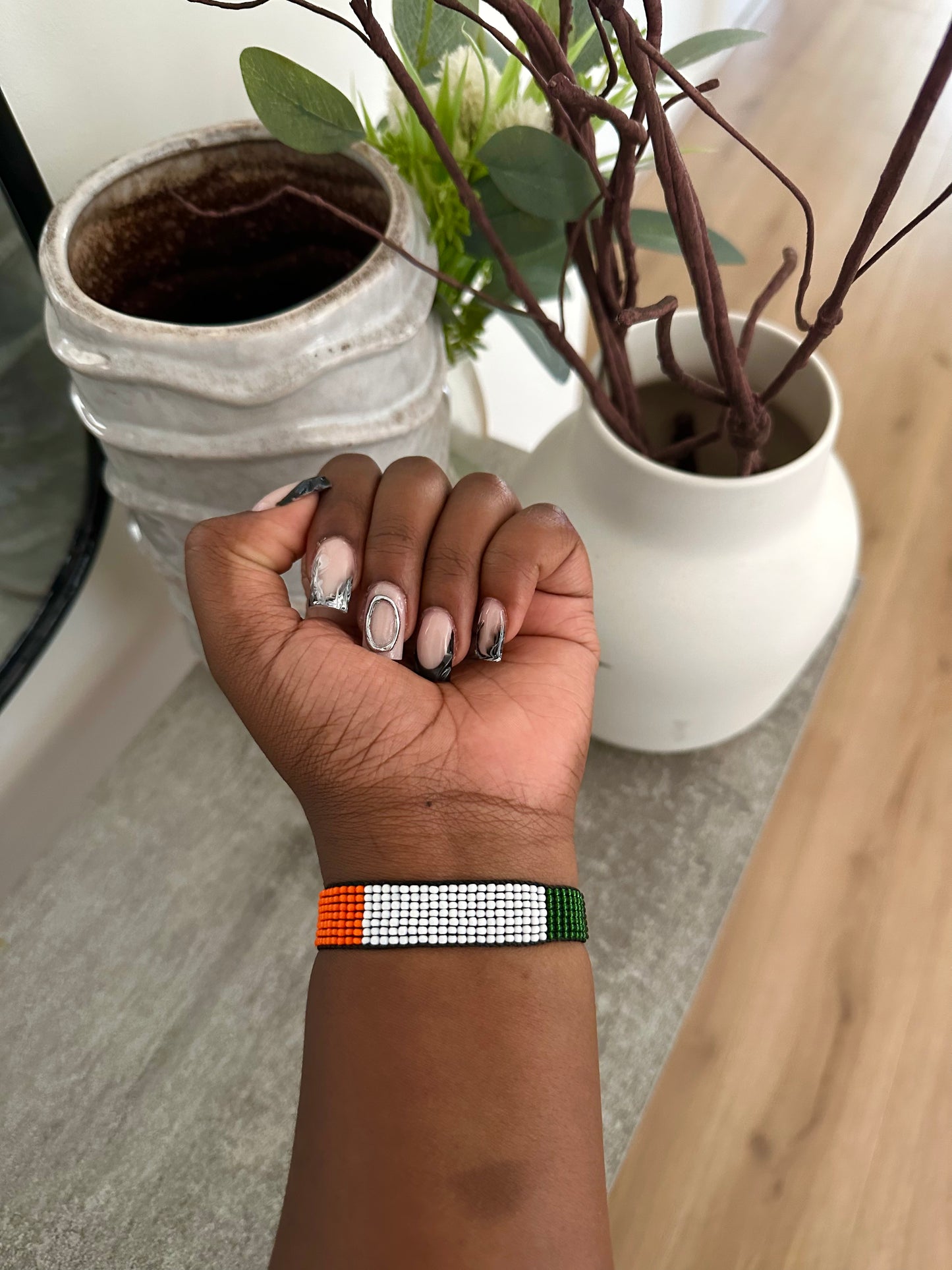 Cote d'Ivoire (Ivory Coast) - Adjustable Flag Bracelet