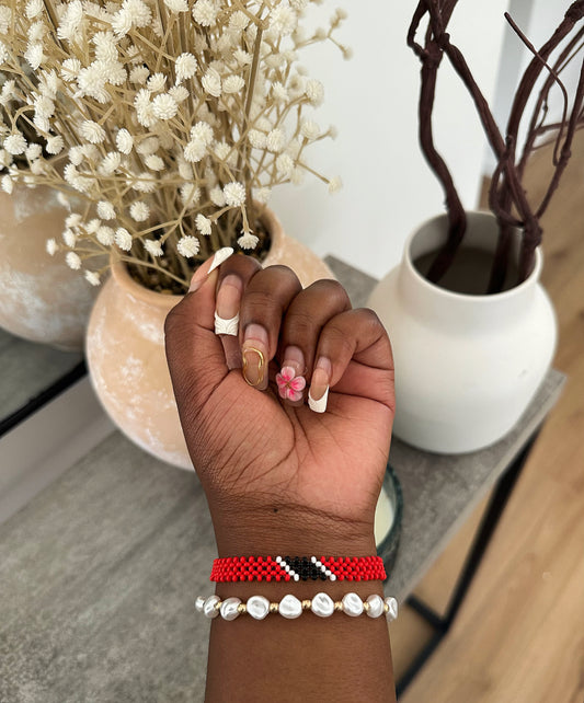 Trinidad and Tobago - Slim Beaded Bracelet
