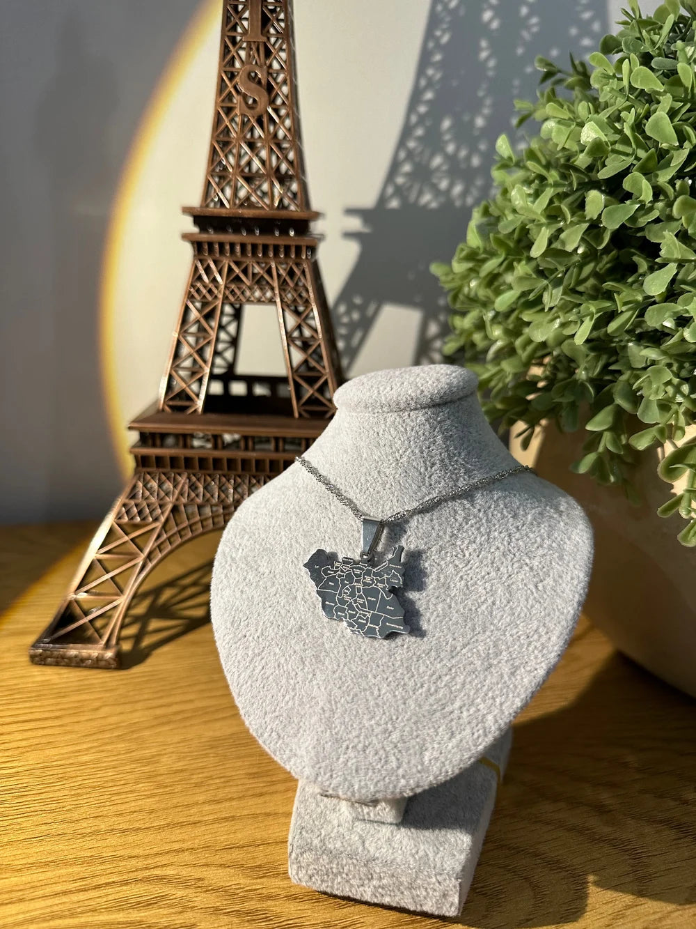 South Sudan - Map Necklace